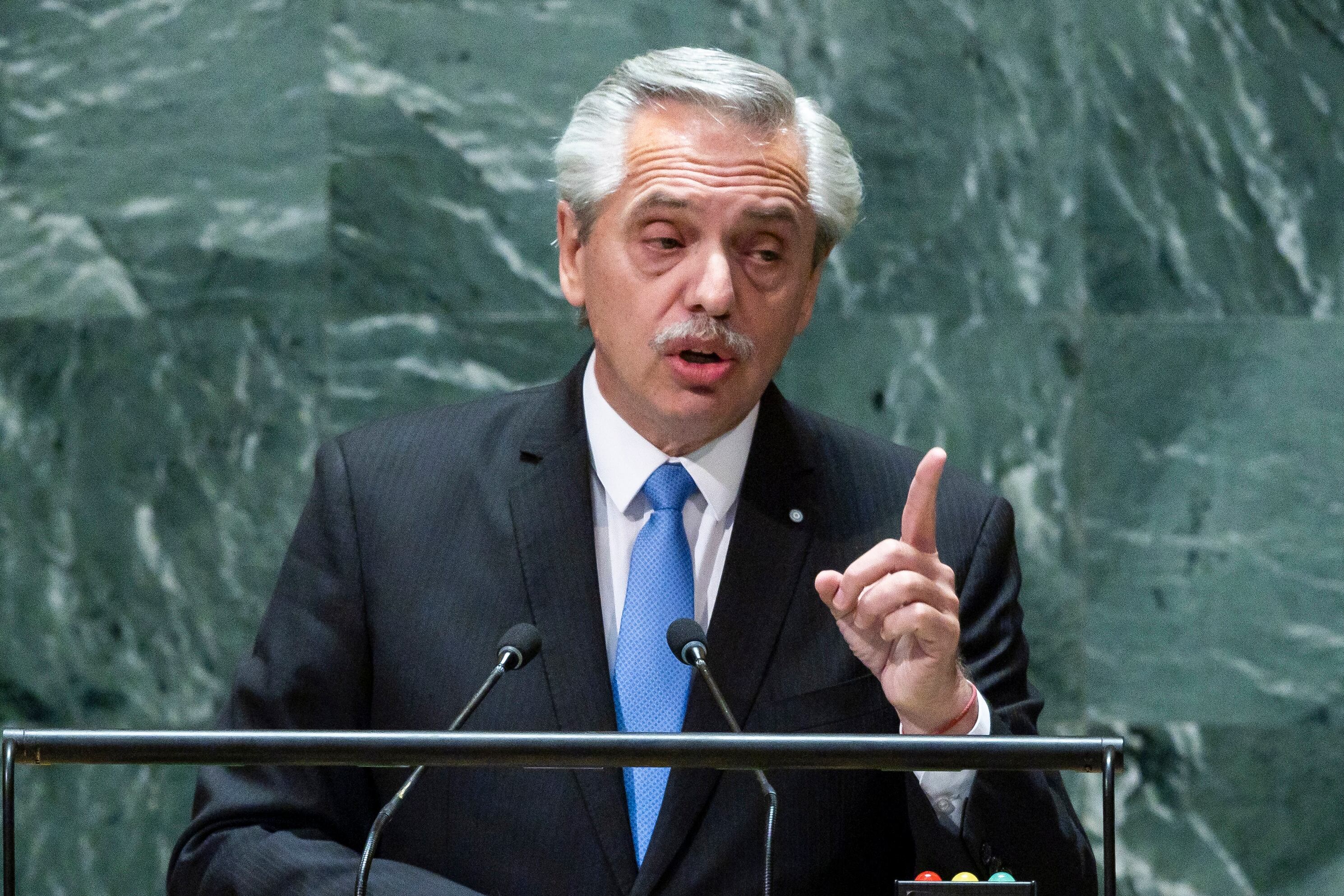 Alberto Fernandez. Foto:  EFE/ Justin Lane ARCHIVO