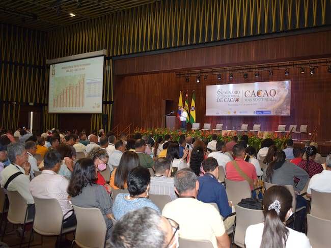 Sexto Semianrio Internacional de Cacao. Foto: Twitter @fedecacao