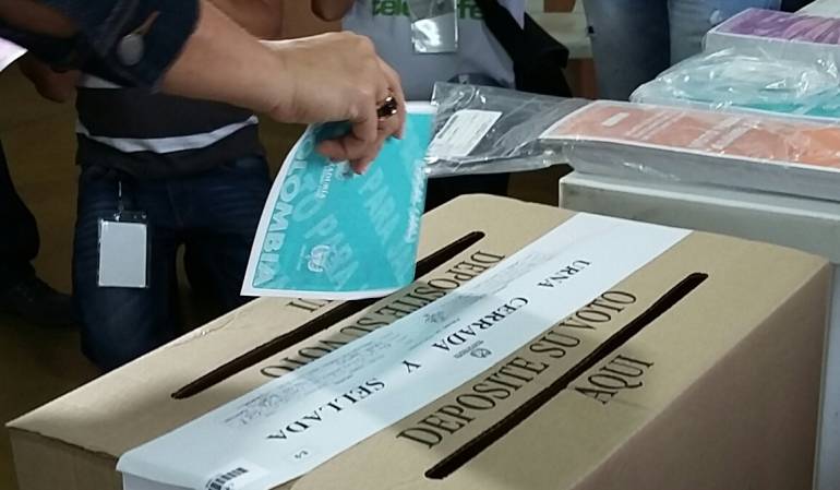 El 45% del potencial habilitado para votar en el Quindío se han acercado a las urnas.