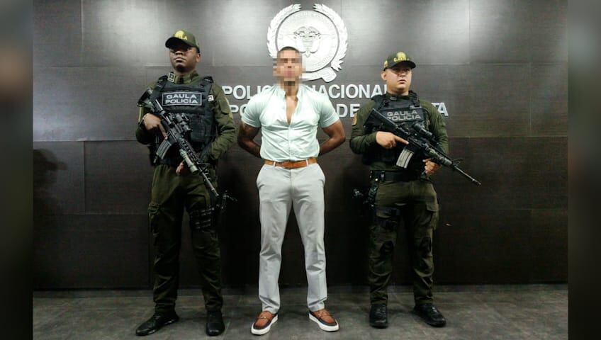 Cae segundo cabecilla del Tren de Aragua en zona de frontera. / Foto: Policía Nacional.