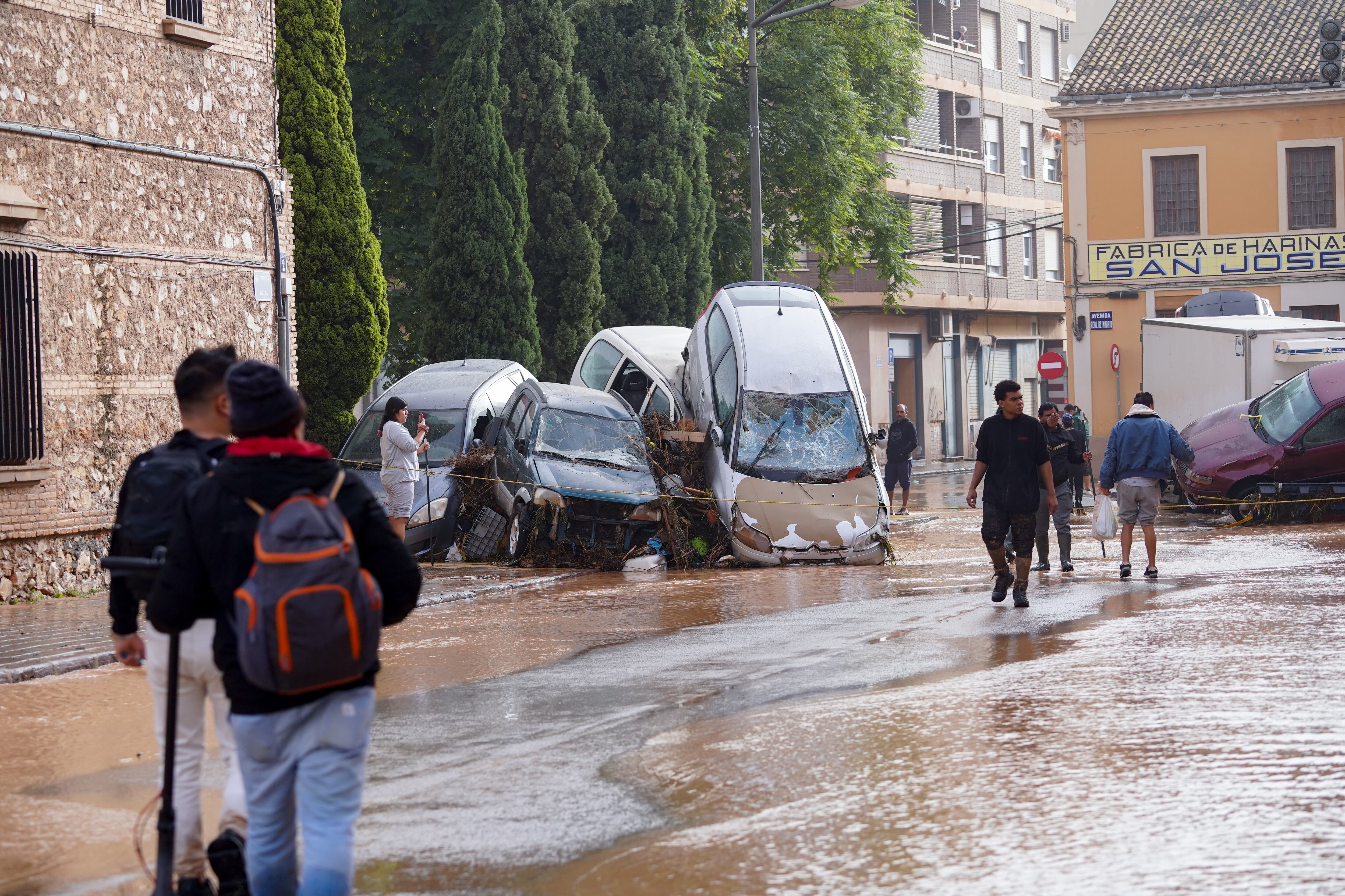 Inundaciones en Valencia. Foto: Getty Images