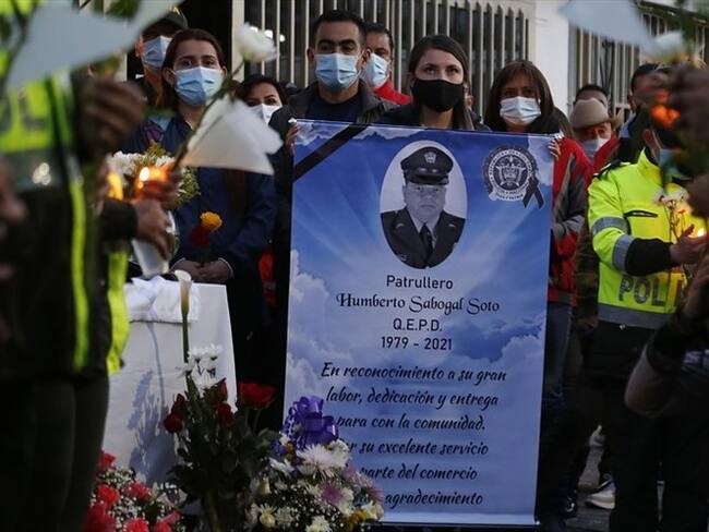 La Fiscalía imputó cargos contra Anderson de Jesús Romero por los hechos en los que fue asesinado el patrullero Humberto Sabogal. Foto: Colprensa / ÁLVARO TAVERA