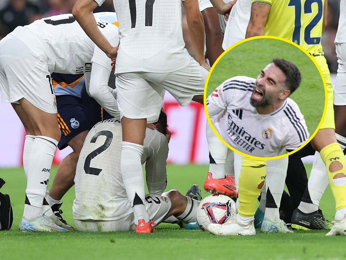 Dani Carvajal sufrió grave lesión de rodilla: tiene roto el ligamento cruzado