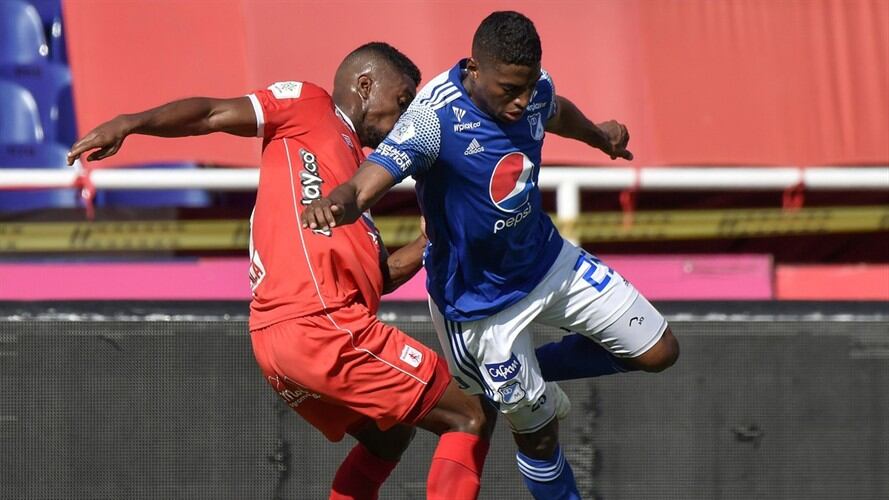 Deportivo Pasto enfrentó a Atlético Junior por la fecha 18 de la liga BetPlay en el estadio Departamental La Libertad de Pasto. Foto: Colprensa