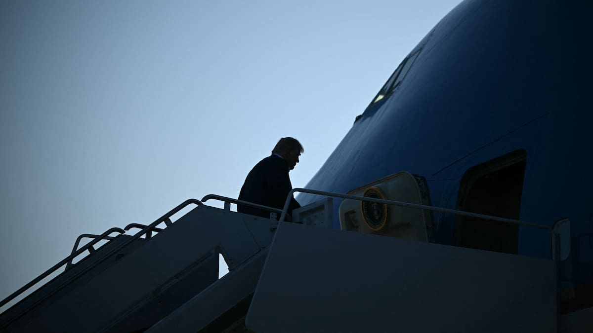 Trump parte de Estados Unidos a Israel y Egipto