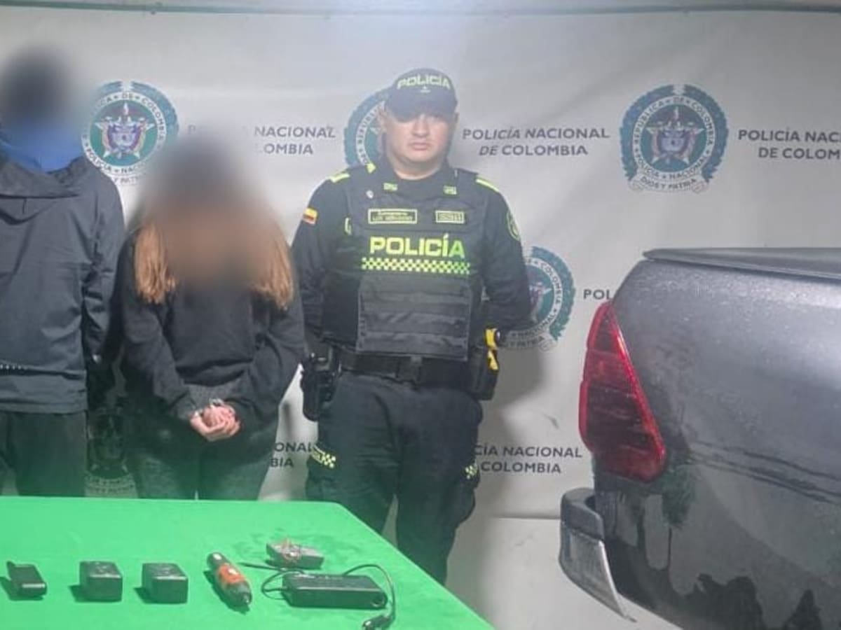 Cinco capturados tras robo de camioneta en Bogotá: tenían inhibidores de señal y antecedentes