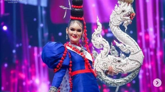 Nutnicha Srithongsuk, la protagonista de la pasarela. Foto: Instagram @bonusnats