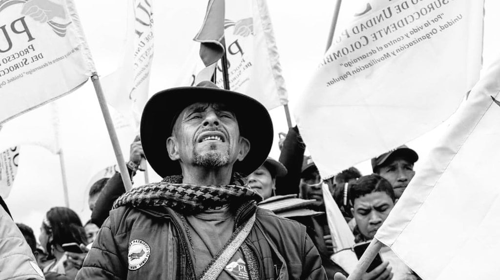 Carlos Quijano, líder campesino asesinado en Silvia, Cauca. Crédito: Aida Quicué.