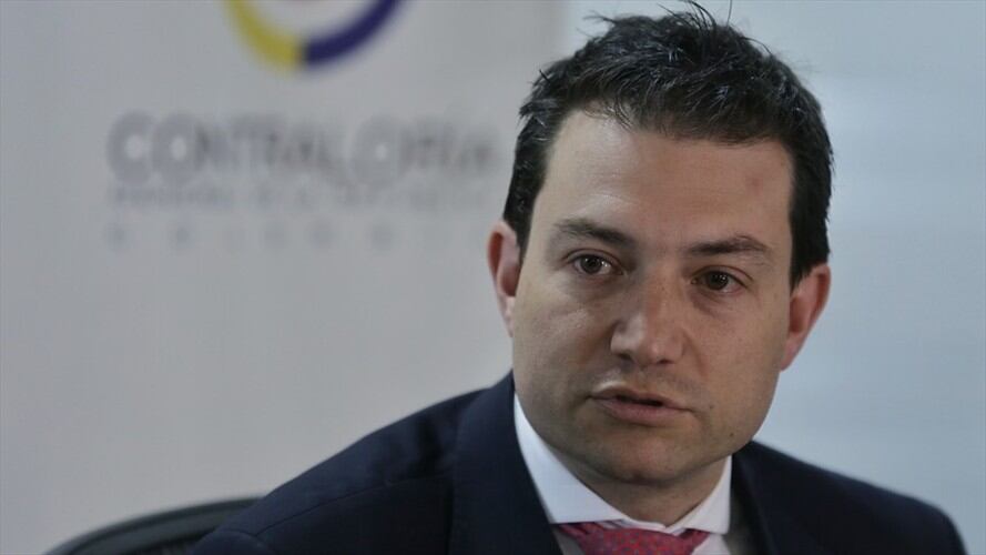 El contralor general de la República, Carlos Felipe Córdoba, se está moviendo de cara a las elecciones del Congreso de 2022. Foto: Colprensa / SOFÍA TOSCANO
