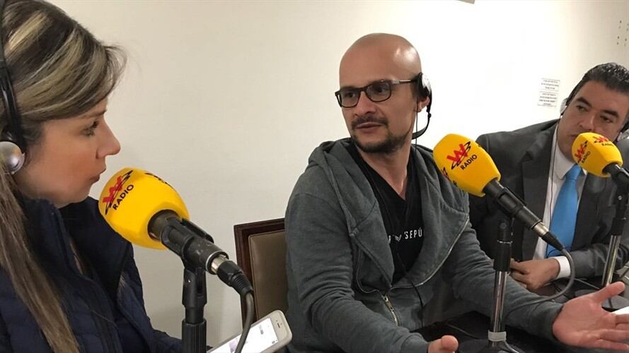 Andrés Sepúlveda en La W. Foto: La W con Vicky Dávila