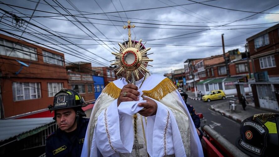Semana Santa en Bogotá. Foto: Colprensa