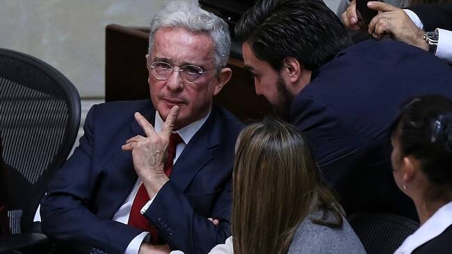 Álvaro Uribe, senador de la República. Foto: Colprensa