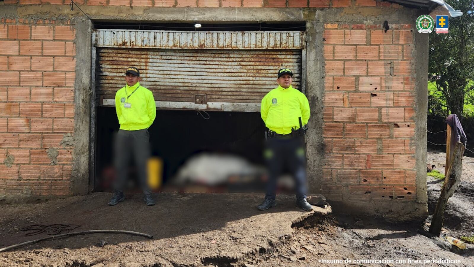 Descubren matadero clandestino de reses, caballos y asnos en Boyacá: 8 personas capturadas. Foto: Fiscalía