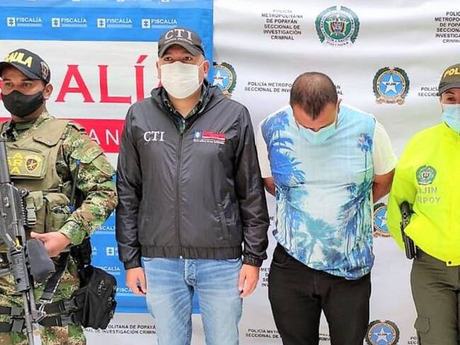 La captura se ejecutó en el barrio El Libertador de la ciudad blanca. Crédito: Cortesía