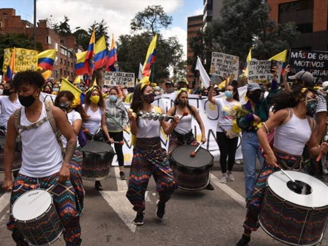 ¿Cómo hacer un llamado a la protesta pacífica sin bloqueos? #MarchasSíBloqueosNo. Foto: Getty Images / SINAN DOÄAN
