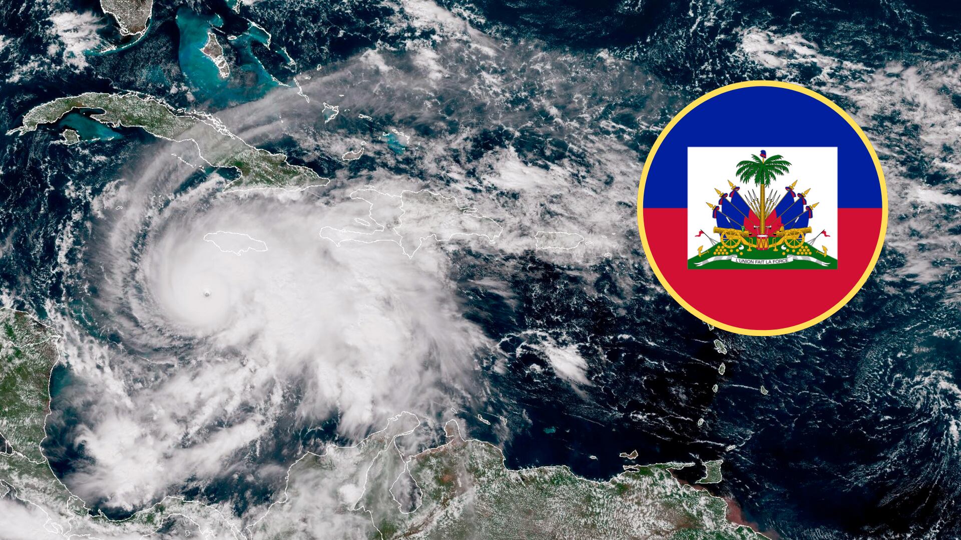 Imagen satelital del Huracán Melissa. FOTO: Getty Images