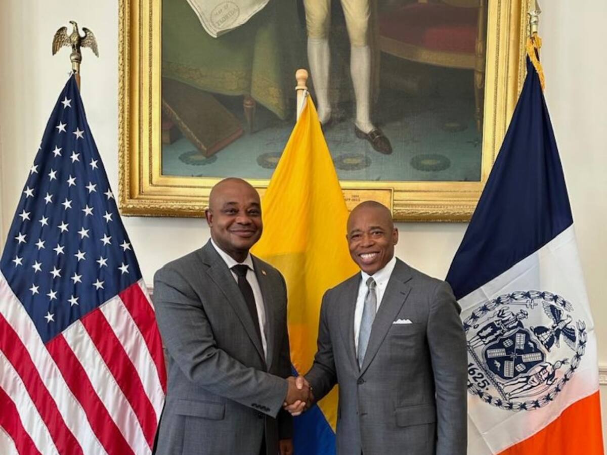 Migración: tema clave en reunión entre embajador Gilberto Murillo y alcalde de Nueva York