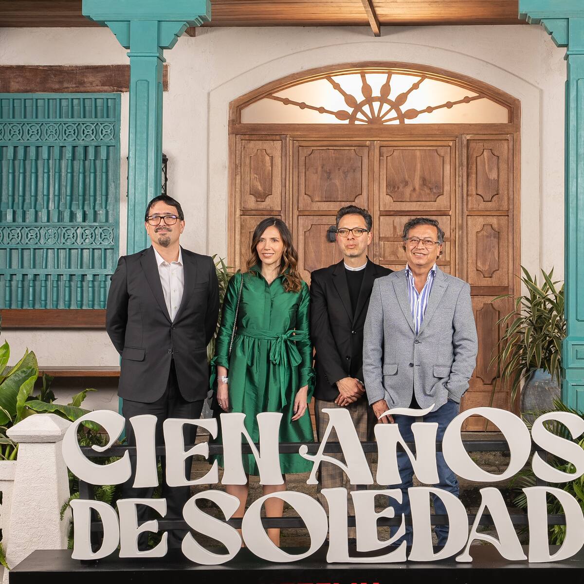 Gustavo Petro asistió al lanzamiento oficial de la serie de Netflix ‘Cien años de soledad’