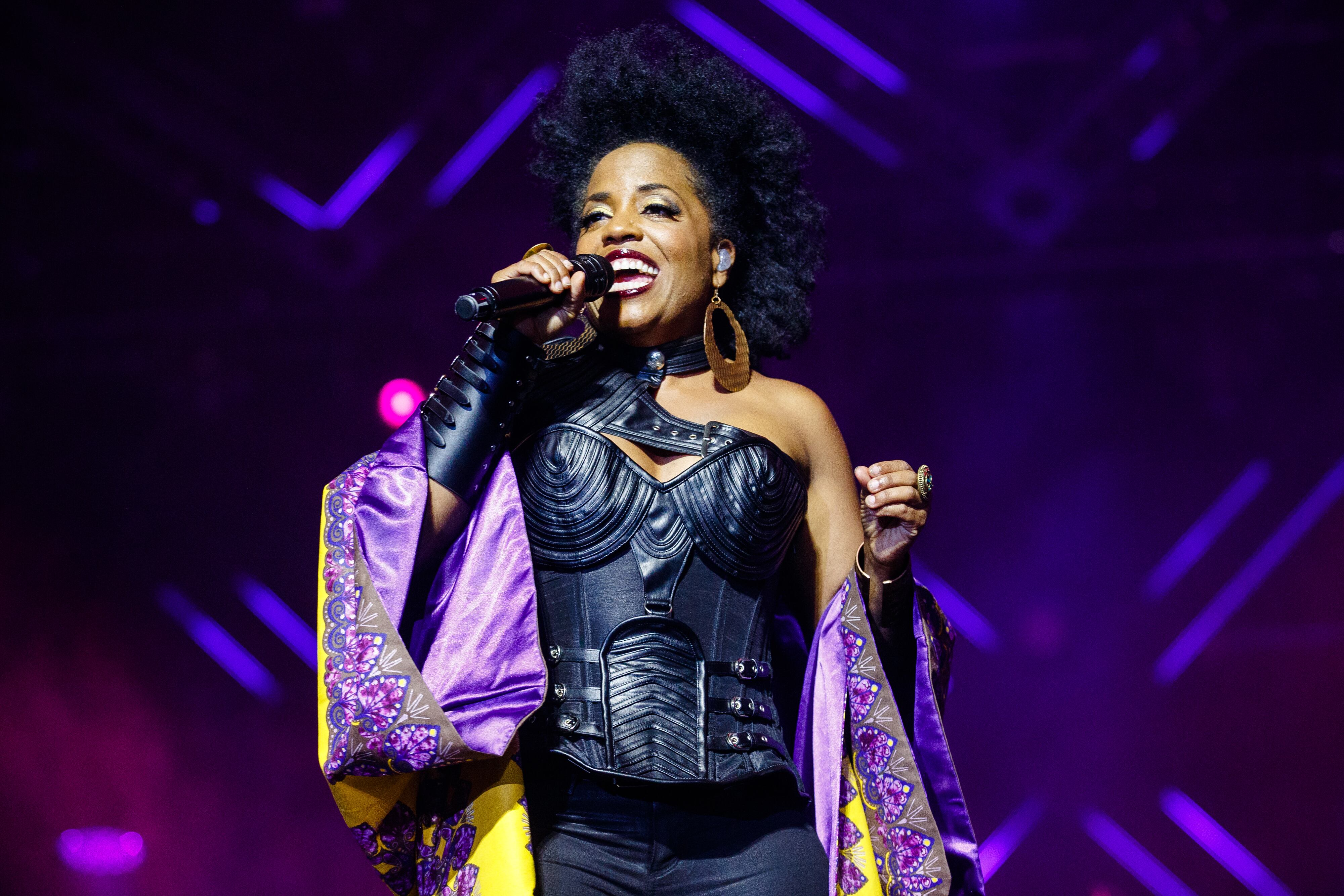 NEW ORLEANS, LA - JUNE 30:  Rhonda Ross performs at the 2017 Essence Festival at the Mercedes-Benz Superdome on June 30, 2017 in New Orleans, Louisiana.  (Photo by Josh Brasted/Getty Images)