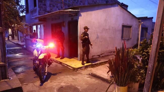 Diez personas involucradas como presuntas integrantes de la organización “La Empresa” fueron capturadas. Foto: Policía Nacional