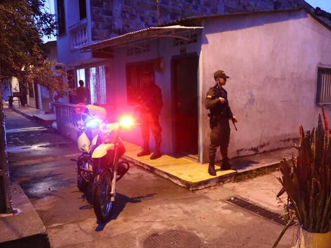Diez personas involucradas como presuntas integrantes de la organización “La Empresa” fueron capturadas. Foto: Policía Nacional