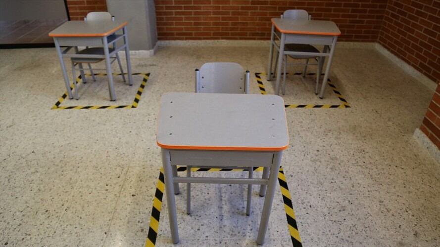 Estudiante de colegio en alternancia en el Magdalena, dio positivo para COVID-19. Foto: Colprensa