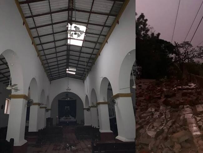 La lluvia, acompañada de fuerte viento fueron los causantes de la emergencia en la población. Foto: Ian Farouk Simmonds