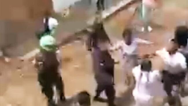 Los desórdenes se registraron en el barrio Las Veraneras . Foto: Cortesía