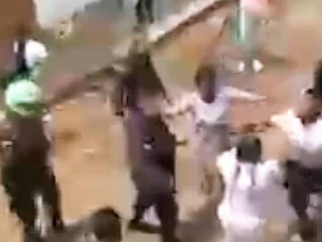 Los desórdenes se registraron en el barrio Las Veraneras . Foto: Cortesía