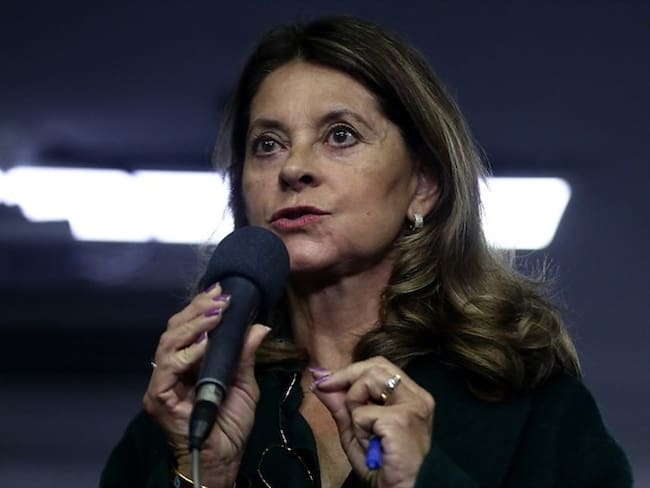 Según la versión de la vicepresidenta, luego de grabar la imagen se la envió a su equipo de prensa para divulgarla.. Foto: