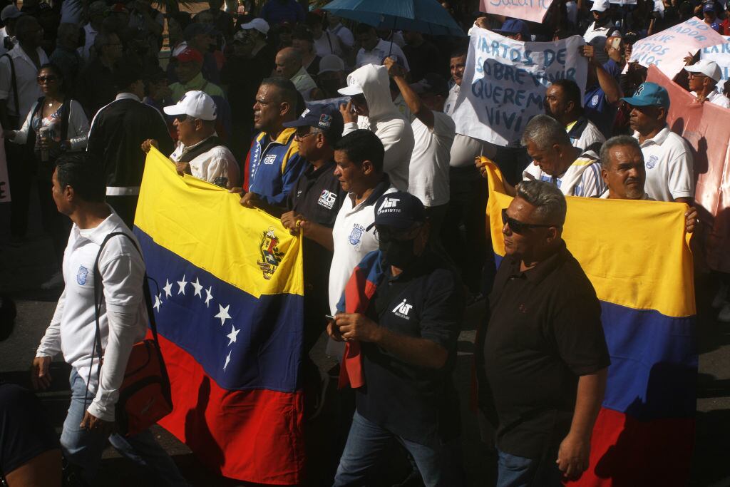 Protestas en venezuela - JANUARY 16: (Photo credit should read Humberto Matheus/Eyepix Group/Future Publishing via Getty Images)