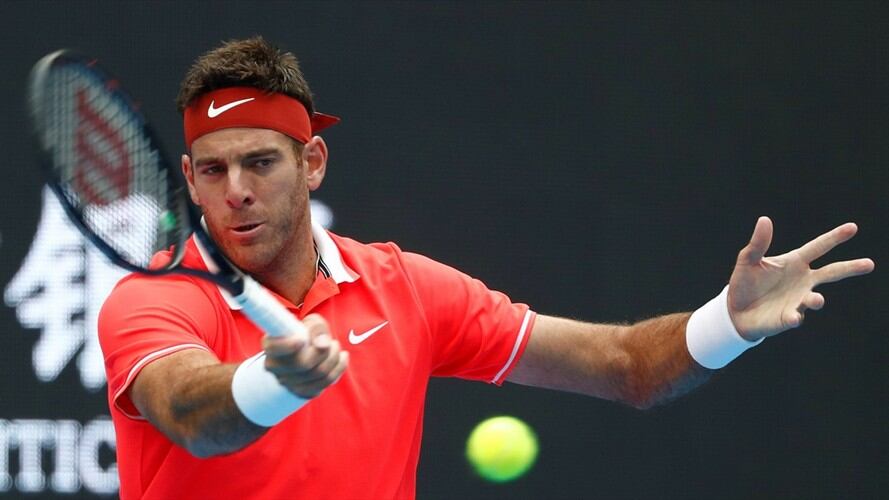 El argentino Juan Martín Del Potro, primer favorito, cumplió los pronósticos y eliminó este viernes al serbio Filip Krajinovic, 6-3 y 6-0. Foto: Agencia EFE