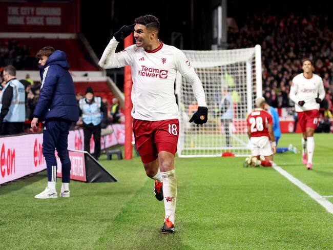 Nottingham Forest Vs. Manchester United, partido FA Cup. Foto: Catherine Ivill/Getty Images