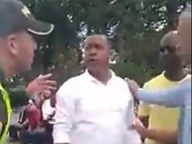 El hecho quedó grabado en videos de aficionados, que, desde el inicio del requerimiento, registraron el choque. Foto: Cortesía