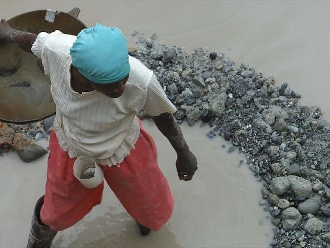 Denuncian secuestro de un minero en el Chocó. Foto: Colprensa