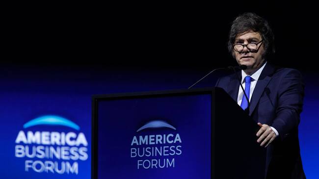 Javier Milei afirmó que “el socialismo ha entrado” a EE.UU. por “la costa este” tras elecciones. Foto: EFE.