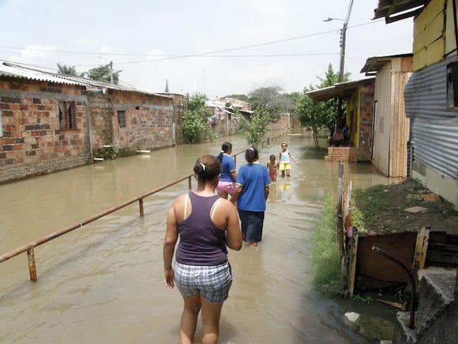Inundación en Puerto Wilches | Foto: Colprensa