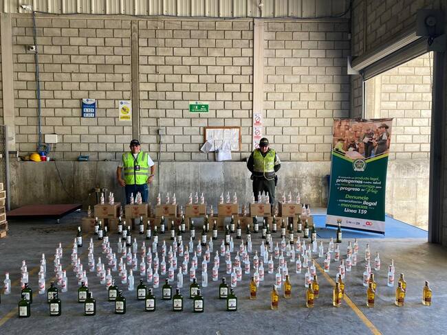 Mercancía incautada/ Policía Metropolitana de Santa Marta.