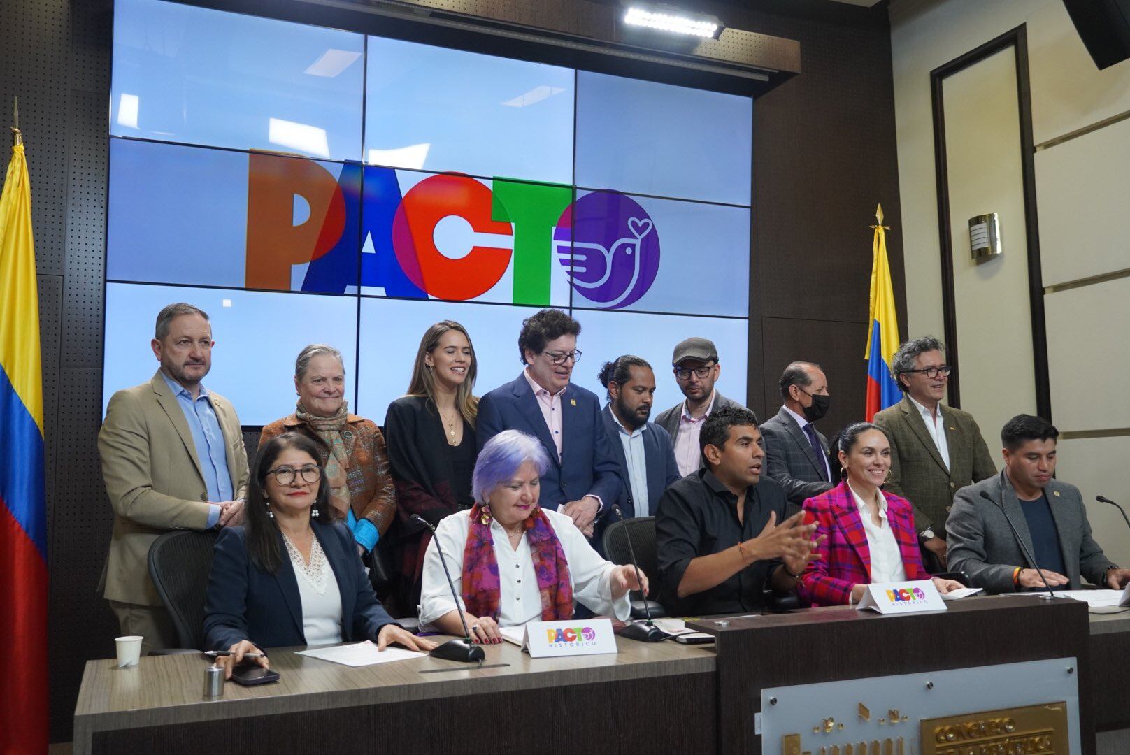 Pacto Histórico convocó movilización por supuestas "presiones" para tumbar reforma pensional. Foto: Suministrada.