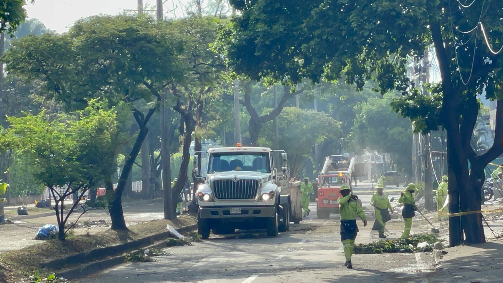 Atentado en Cali. Foto: W Radio.