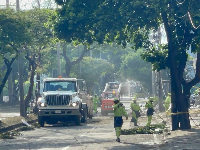 Atentado en Cali. Foto: W Radio.