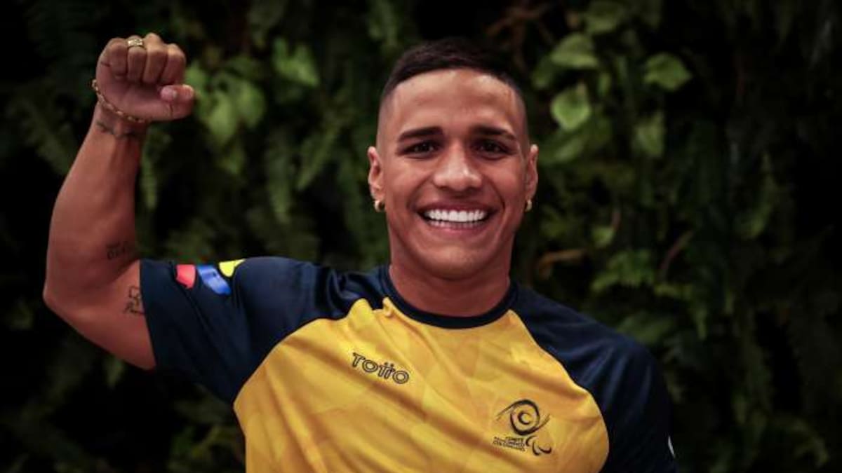 Carlos Serrano ganó medalla de bronce en 100 metros pecho SB8 en los Juegos Paralímpicos