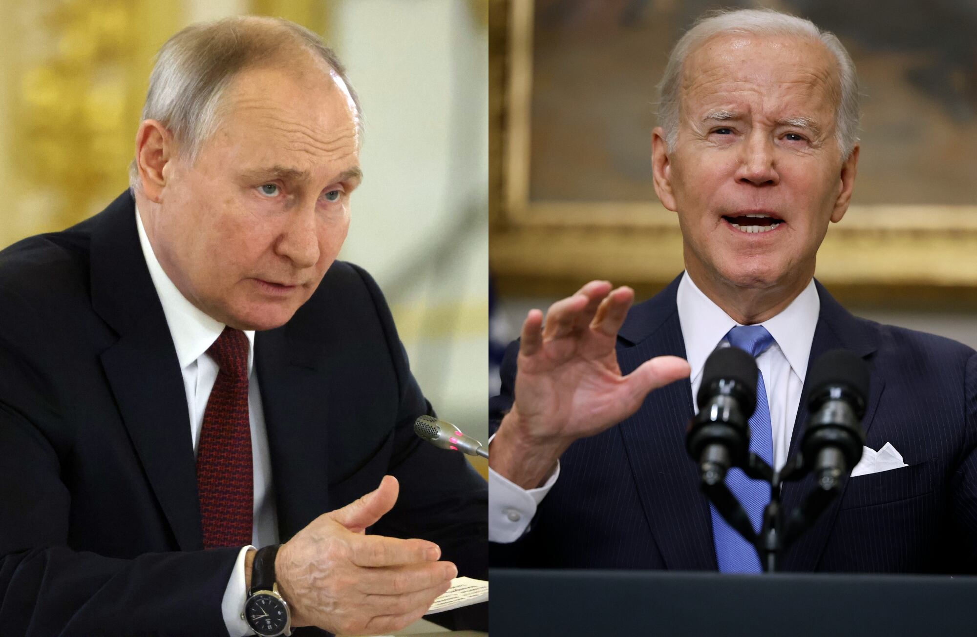 Putin y Biden | Crédito: GettyImages