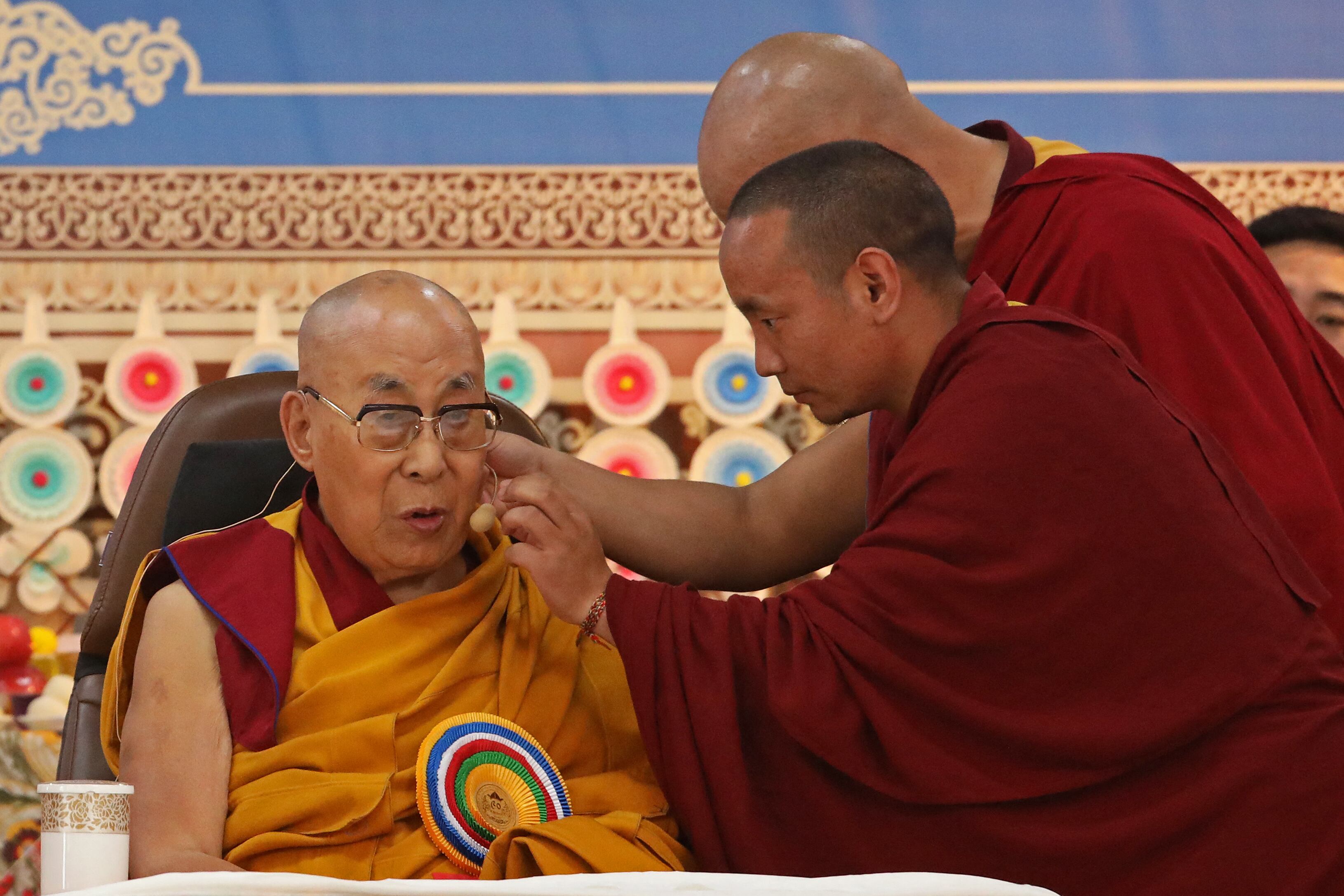 Dalai Lama, líder espiritual. (Photo by Sanjay BAID / AFP)