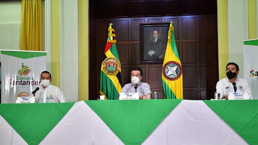Ministro de salud . Foto: Gobernación de Santander.