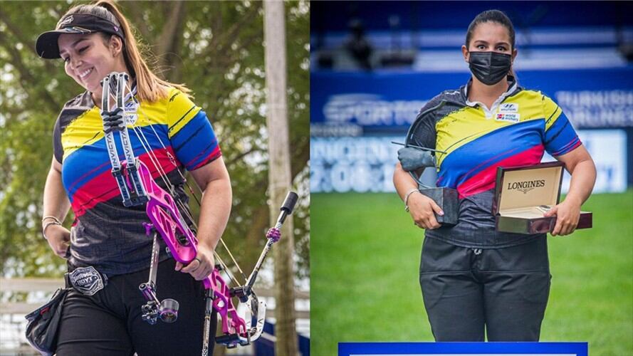 Sara López gana título en la Copa del Mundo de arquería. Foto: Instagram: @worldarchery / La arquera Sara López consiguió su sexto título en la Copa del mundo