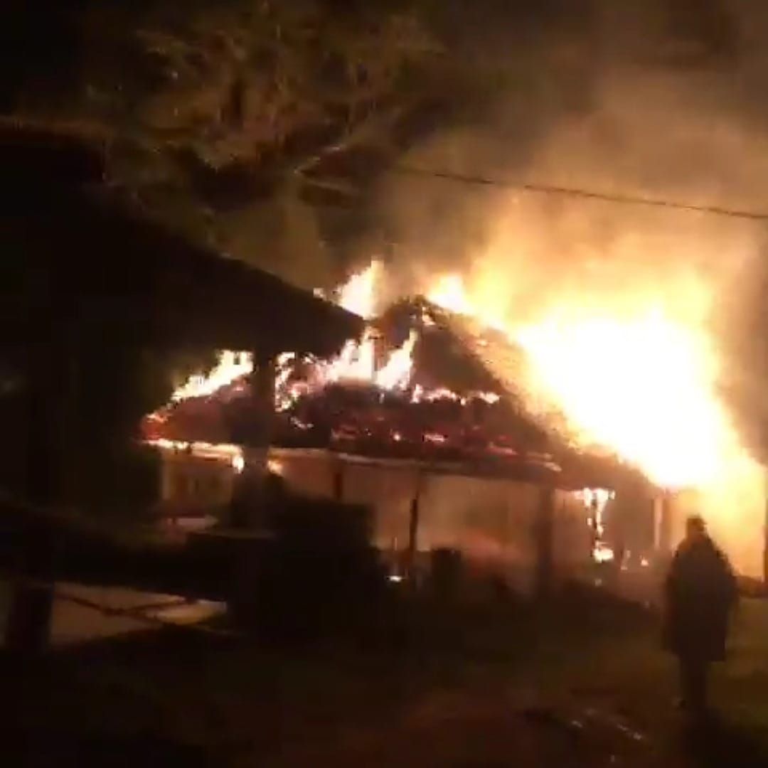 En imágenes quedó registrada la destrucción del sitio ancestral. Crédito: Cric.