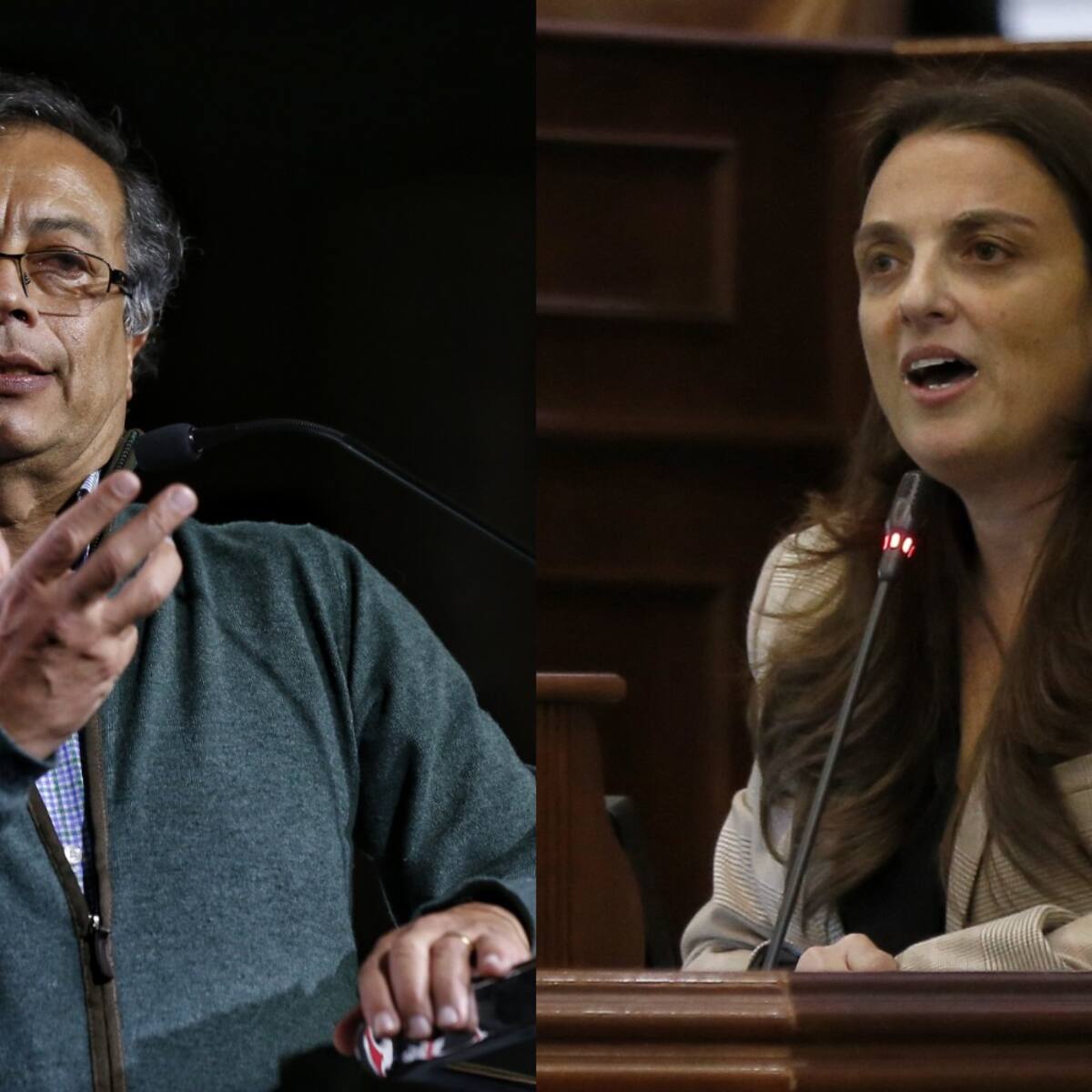 Sigue pelea entre Petro y Karen Abudinen: “yo no recibí fajos de billetes y tú sí”