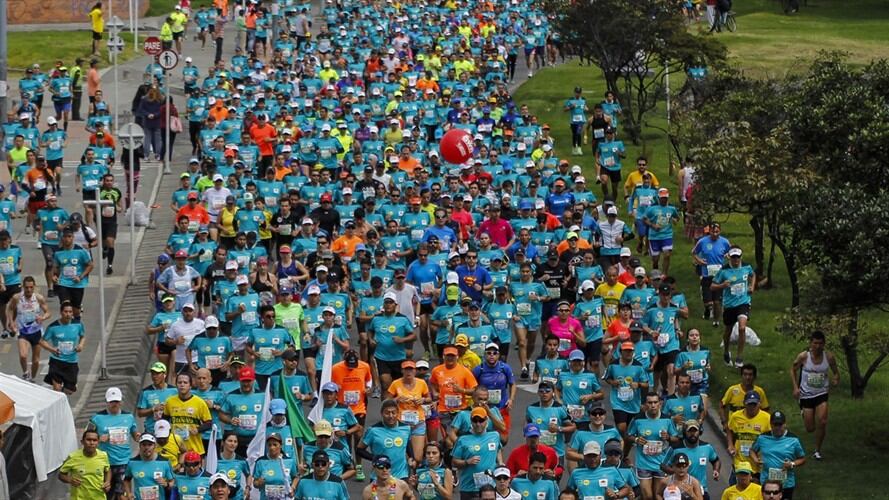 Media Maratón de Bogotá . Foto: Colprensa