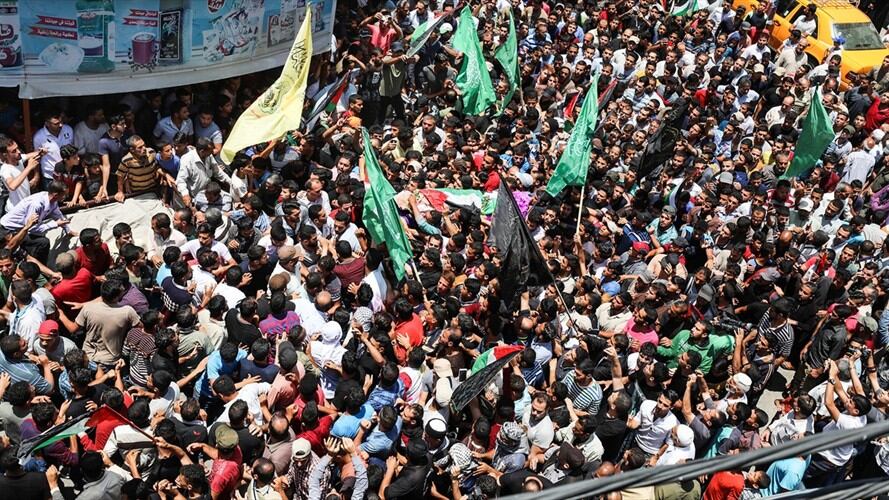 Los palestinos recuerdan a paramédica asesinada como un "ángel" caído. Foto: Agencia Anadolu